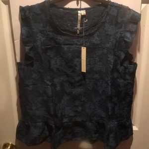 LC Lauren Conrad Blouse Size XL